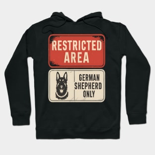 Funny German Shepherd Dad Dog Lover Vintage Hoodie